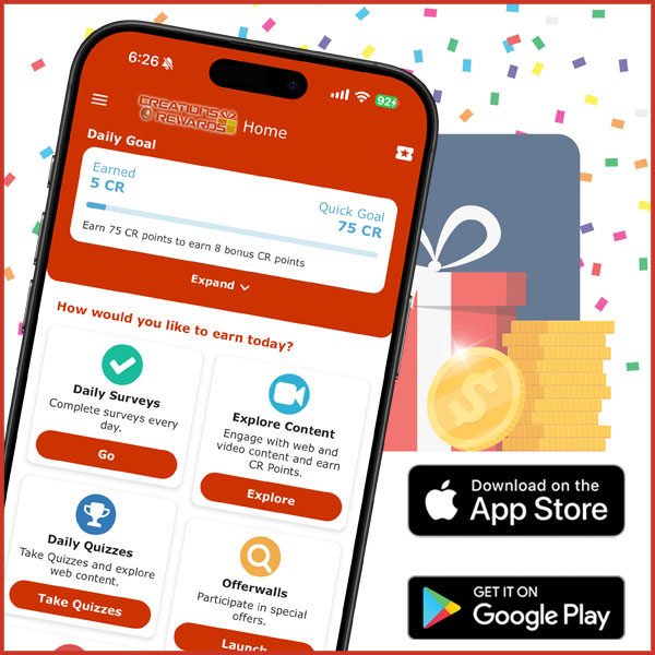 CreationsRewards Smartphone App