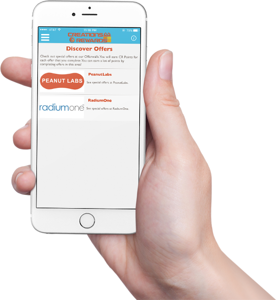 CreationsRewards Mobile App Explore